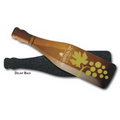 Wine Bottle Shaped Nail File w/Fabric Brush